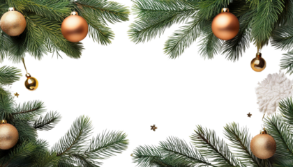  Christmas decoration on transparent background PNG