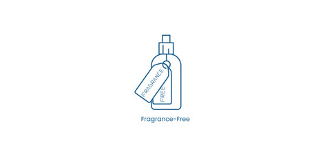 Vector Icon for Fragrance-Free Product