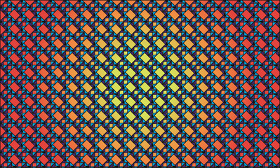 Geometric patterns. Modern geometric shapes following each other.