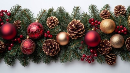  Holiday Spirit with Red and Gold Tone