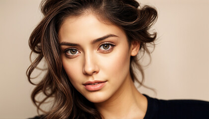 Naklejka premium portrait of a woman