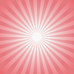 ПечатьAbstract sunshine background. Striped red background similar to retro poster.