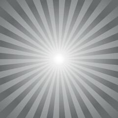 ПечатьAbstract sunshine background. Striped grey  background similar to retro poster.