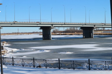 bridge in winter