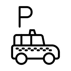 Taxi icon template