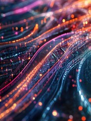 Vivid Digital Art with a Focus on Colors and Patterns