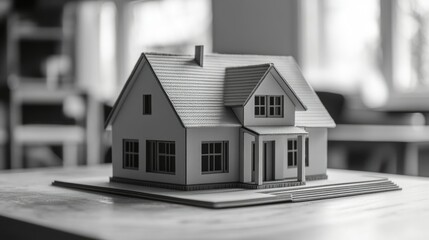 Model House: A Miniature Representation of a Residential Building