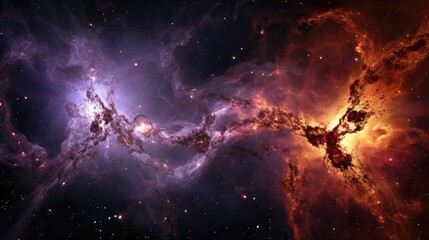 Obraz premium Top notch 8K images unveiling stunning purple galaxy 