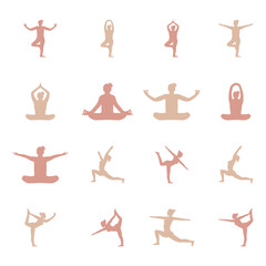 Set wellness Logo with intial unique concept Premium Vector Part 2