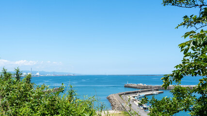 Naklejka premium 漁港