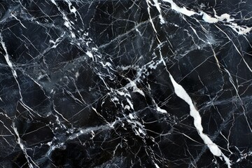  Black kitchen marble top pattern with white veins. Detailed photo textured background