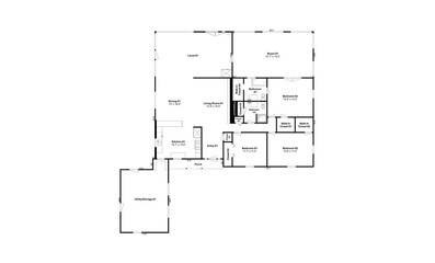 3 bedroom floor plan 2D