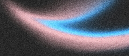 Grainy texture background, black pink sky blue dark abstract color wave, noisy dark banner poster header cover design