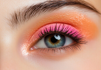 Obraz premium Gradient, pastel Eye Makeup