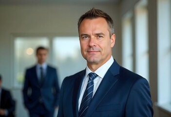 A businessman generated by AI.