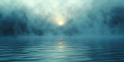 Obraz premium Serene Sunset Lake Scene