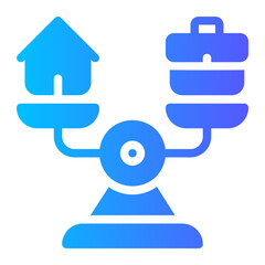 balance gradient icon