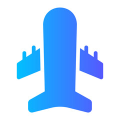 jet lag gradient icon