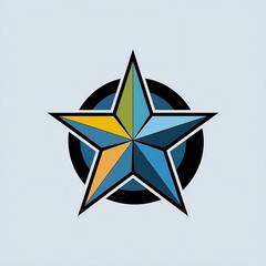 Obraz premium Star icons vector art with White background.