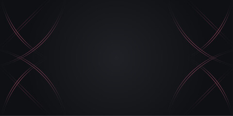 Abstract gradient background design with line | Modern luxury background for presentation, banner, web, flyer, futuristic, texture with violet, black colour | Elegant vector background