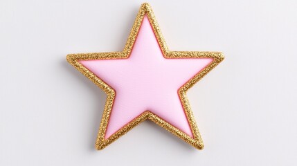 Naklejka premium Create eye-catching pink star decorations to enhance your craft projects and celebrations