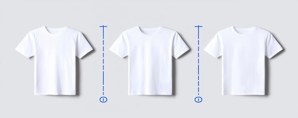 Black t-shirt mockup front and back view, plain design on a gray background, minimalist and versatile apparel template