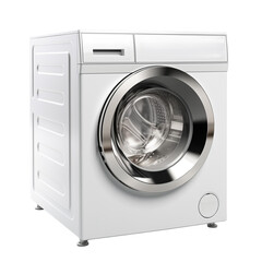 Laundry Washing Machine Isolated on Transparent Background
