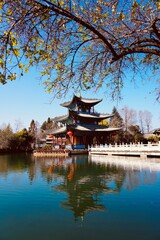 The Park ancient building scenery