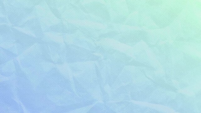crumple paper animation bright blue background