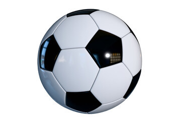 Fototapeta premium Soccer ball isolated on white background
