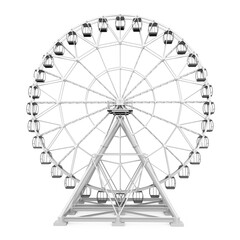 Ferris Wheel Isolated