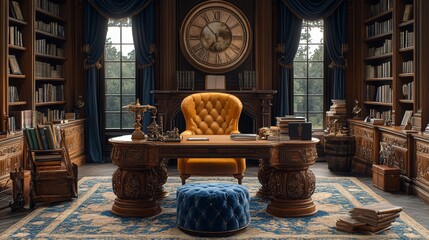 interior of the old house