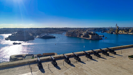 Obraz premium Valletta Upper Barrakka Gardens