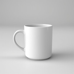 Obraz premium White empty mug mockup