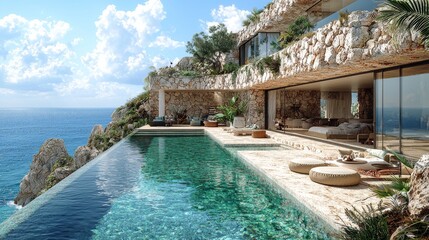 Obraz premium pool in hotel