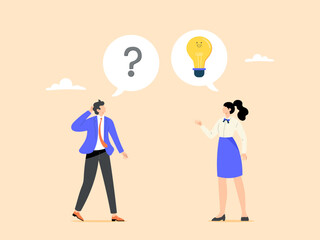 Providing advice on creative problem solving