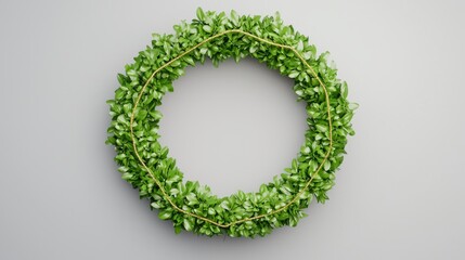 Obraz premium Create a stunning christmas wreath to decorate your home this holiday season