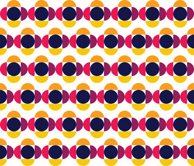 seamless abstract background with colorful abstract shapes