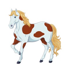 cartoon horse, 