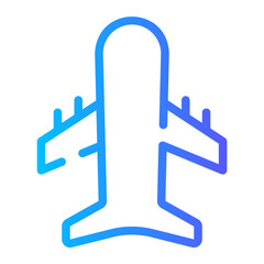 jet lag gradient icon