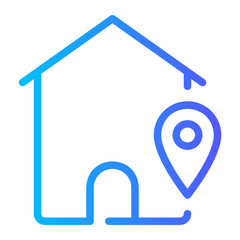 homestay gradient icon