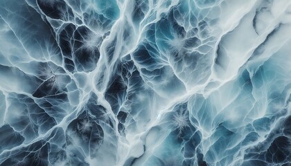 Ice Blue Marble with Frosted White Veins

