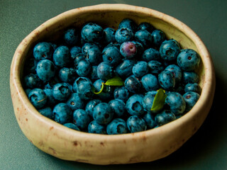 blueberries in a bowl