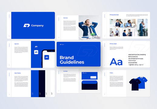 Brand Guidelines Presentation Layout