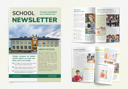 School Newsletter Template