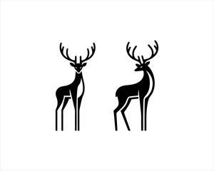 deer silhouette vector