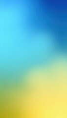 Fototapeta premium a blurry image of a blue and yellow gradient