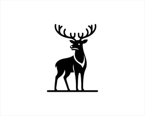 deer silhouette vector