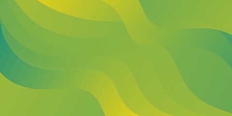 abstract green background with waves