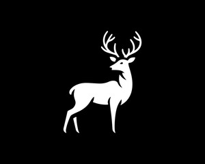 deer silhouette vector